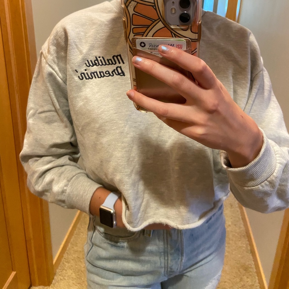 forever 21 cropped sweatshirt